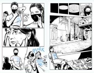 Dark Horse Comics Maskerade #3 - Pages 10 & 11