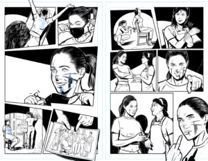 Dark Horse Comics Maskerade #3 - Pages 12 & 13
